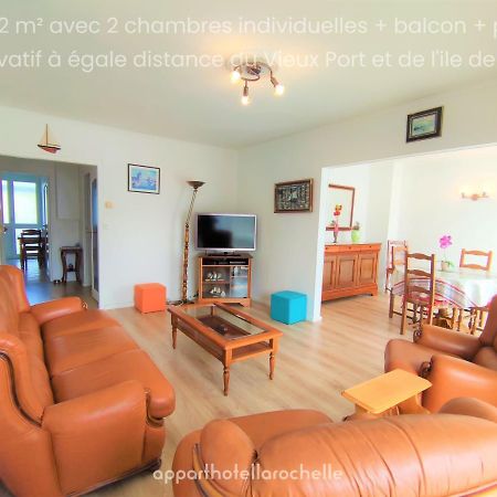 Appartement T3 Lumineux Et Tout Confort De 72 M2 Avec Parking Privatif La Rochelle  Dış mekan fotoğraf
